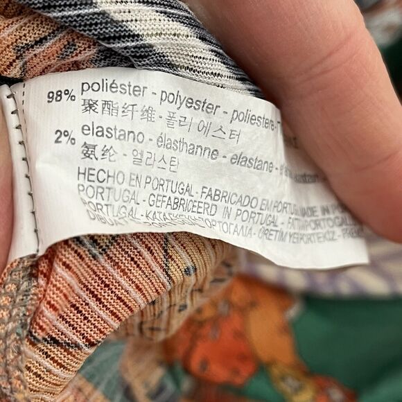 Zara Long Sleeve Maxi Coverup Womens L Tropical Sheer Pool Beach Resort - Picture 6 of 7